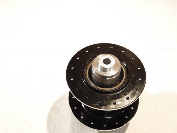 Repeat the previous steps to press in the drive side bearing