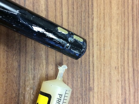 Lightly grease each hole and the brass keys