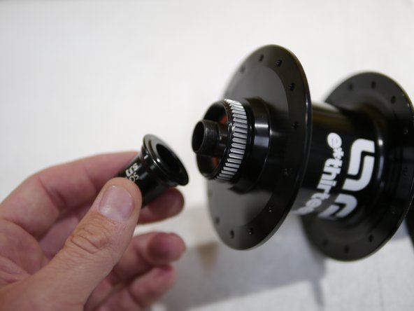 flip the hub over and install the non-drive endcap