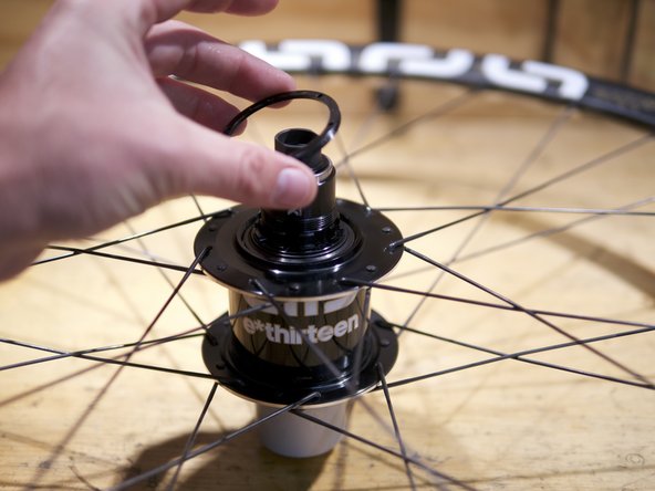 Install the freehub dust seal lockring (if used)