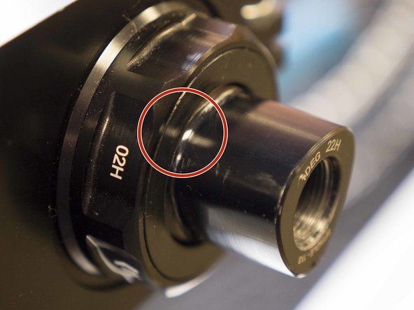 Carbon cranks will show ~1cm of exposed spindle