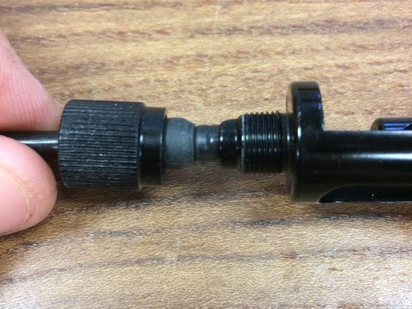 Slip the housing ferrule onto the end of the housing