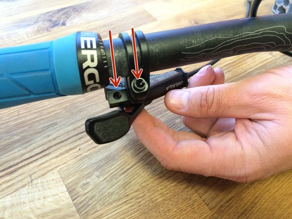 You can also move the lever between the two mounting positions