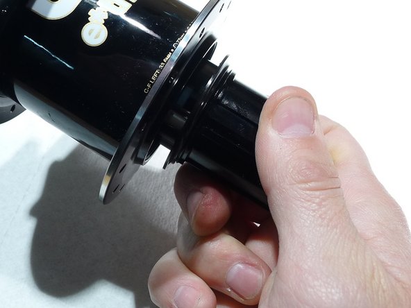 Remove the axle from the vise