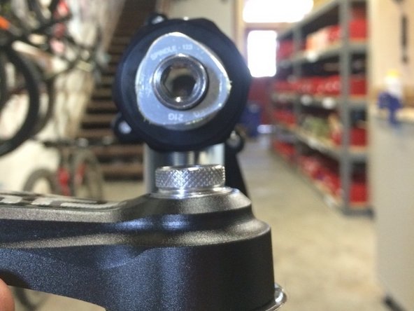 Remove the crank arm