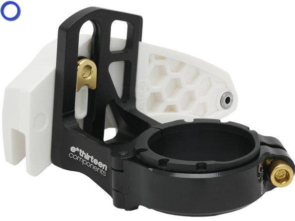 The low clamp version for frames that use a top swing derailleur