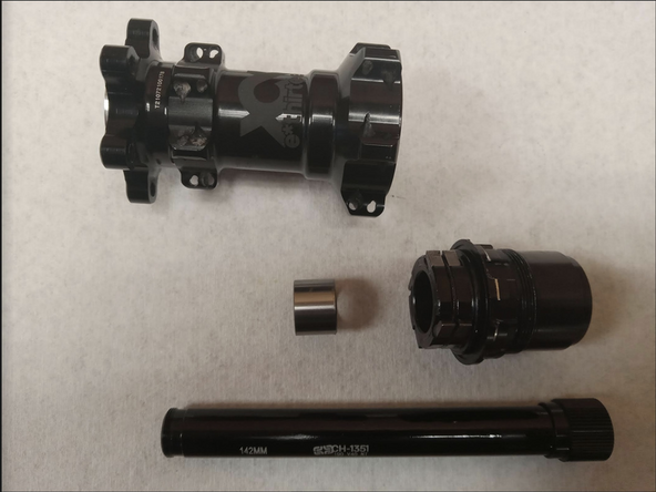 Be careful not to loose/misplace the freehub sleeve! These sleeves help to properly space the freehub body and the hub can not be used without this. If installing a different model of XCX Gravel Freehub be sure to use the sleeve which is included. This will help to ensure proper spacing/assembly.