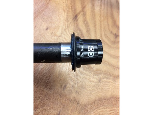 First, make sure the non-drive endcap seal is seated on the endcap as shown