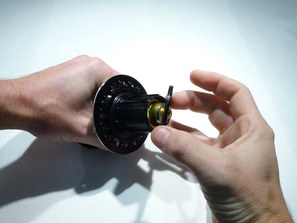 Reinstall the freehub dust seal by turning clockwise