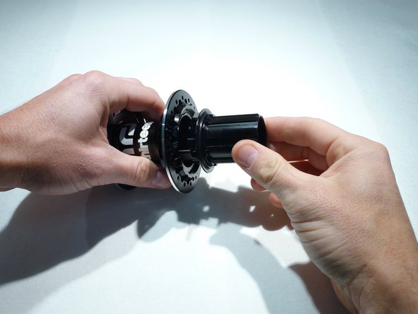 Slide freehub assembly off of the axle