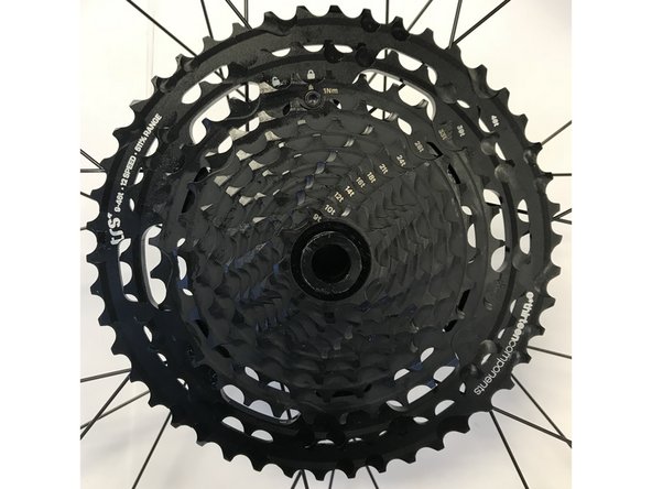 Spin the cassette to ensure it spins straight and freely. You're almost there!