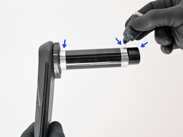 Grease the spindle and P3 interface