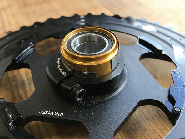 Note the recessed location on the freehub where the cassette clamps the body. This is where the shim will go.