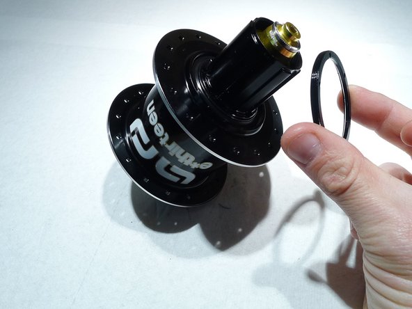 Reinstall the freehub dust seal by turning clockwise