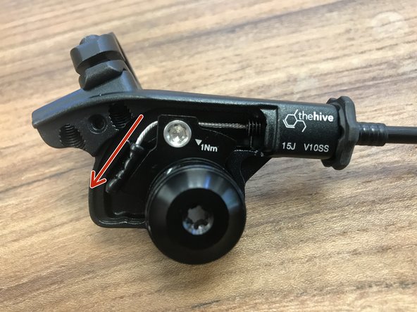 Using cable cutters, trim the cable.