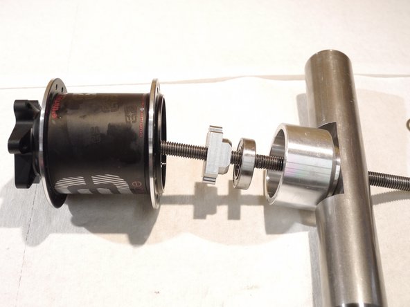 Remove the bearing from the hub shell