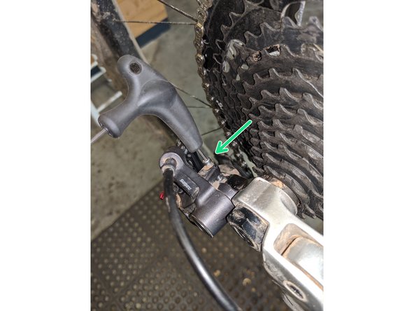 Shift the chain onto the largest cassette cog