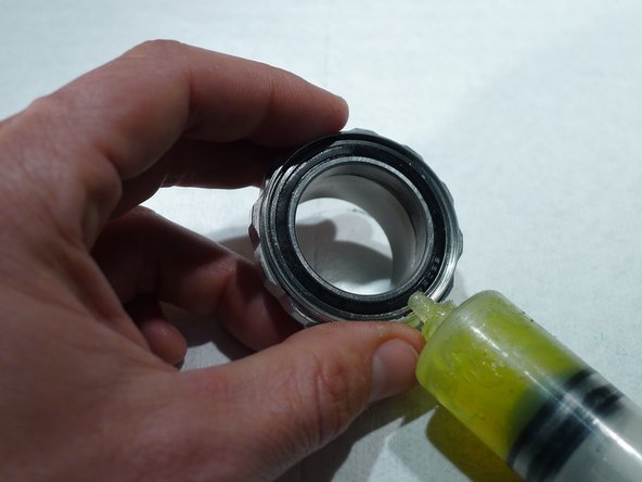 Before replacing the outer dust seal, if you are riding in wet climates or hosing your bike off it is a good idea to put a bead of grease on top of the cartridge bearing seal