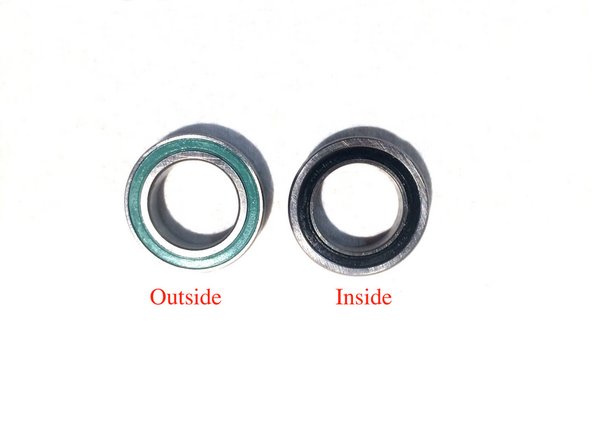 Now let's reinstall the bearings