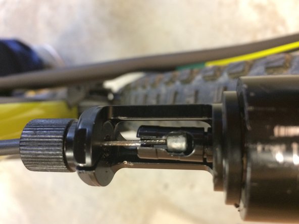 If this is difficult, you may want to remove the cable fixing nut