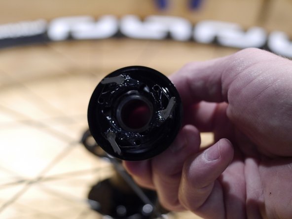 Remove the freehub shim