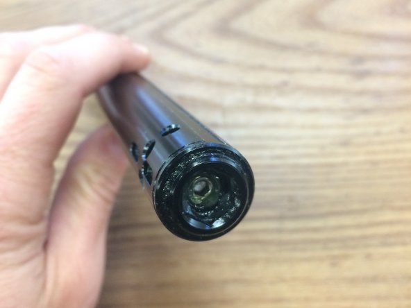 Install the pillar cap and using an M10 hex wrench, turn the pillar cap clockwise to tighten to snug