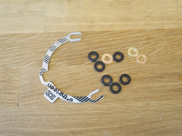 Sight down the front of the guide to check if the guide is centered over the chain ring