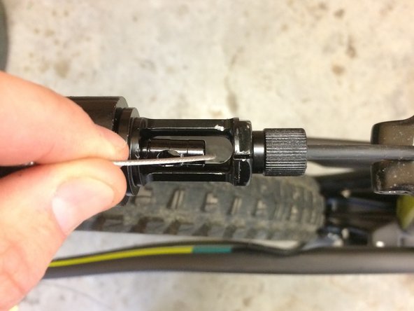 Now that the housing length is set, lets set the post up