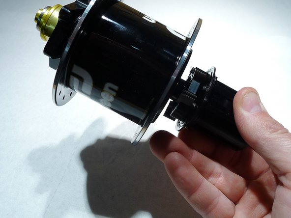 Slide freehub assembly off of the axle