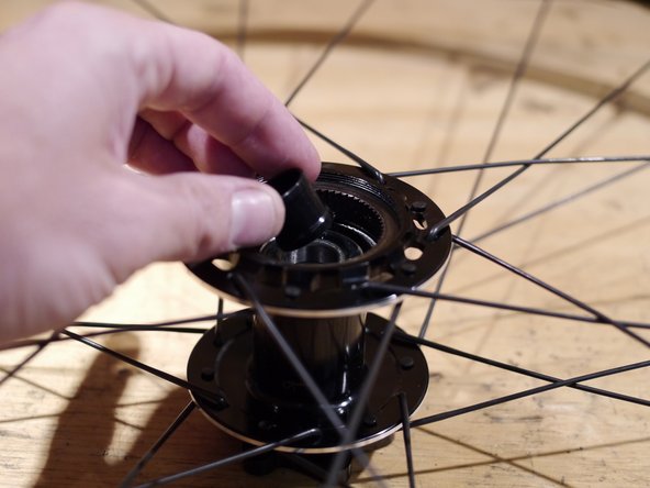 Now lets put the hub back together