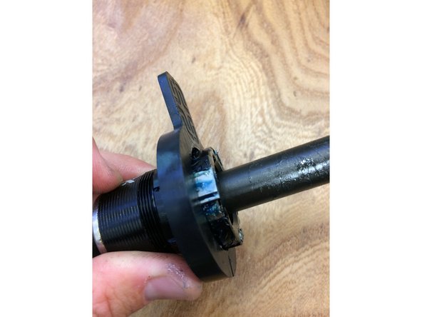 Next, check the rubber pawl protector and make sure it is compressing all the pawls