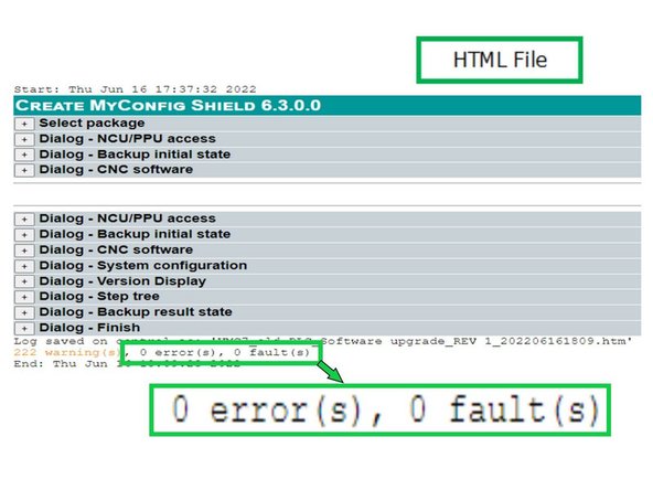Open the HTML file listed on the USB either on the Siemens control or by opening it in a browser on a computer.