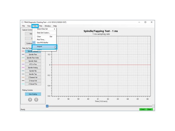 For example, try to give it a descriptive name to keep track of what your RPM and pitch were, or give it a description of what kind of problem you saw.