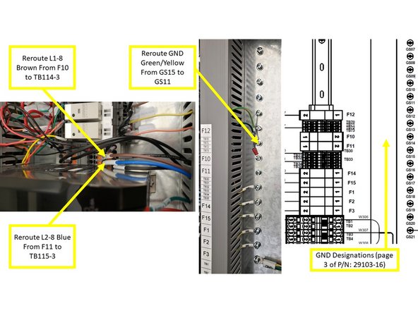 One end of the Computer Power Cable is connected to the AC Power Input receptacle on the computer module.