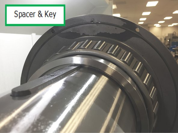 Place the front inner bearing in an oven and warm up to 150° F (66° C) over a period of about a half an hour.