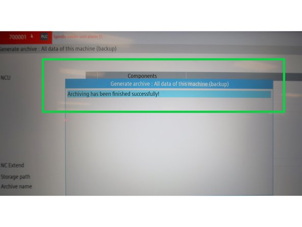This process may take several minutes.