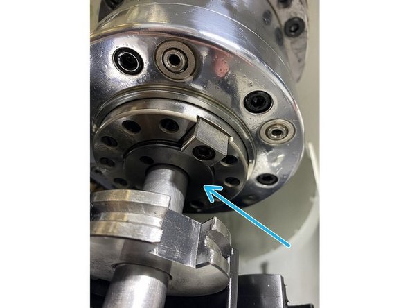 If the ATC needs to be aligned you will need to remove the ATC cover to get to alignment points one (1) and six (6).
