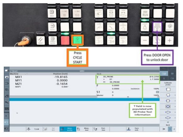 Click on the T field, then press [Select tool].