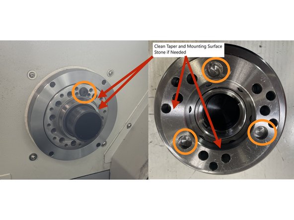 To remove the 5C Collet chuck to install the 3 Jaw Chuck follow the Collet Chuck installation steps in reverse order.