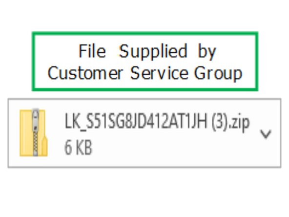 Sample files supplied by TRAK's Customer Service Group.