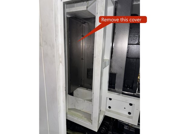 There is a stainless steel rectangular box that covers the back of the Gearhead Motor, this needs to be removed. It comes apart in 3 pieces.
