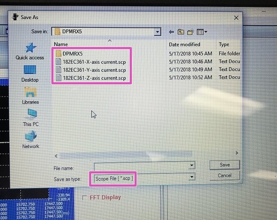 Save file to storage device as a .scp file, this way the file can be viewed and edited by engineering if needed.