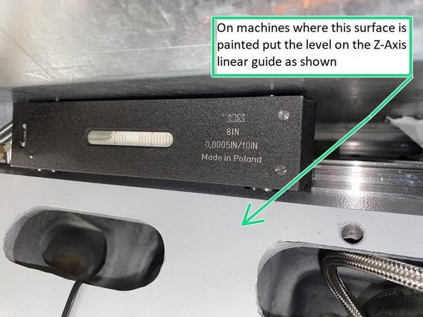 Photo 2 is showing the current machines with the top of the casting ground for the level placement.