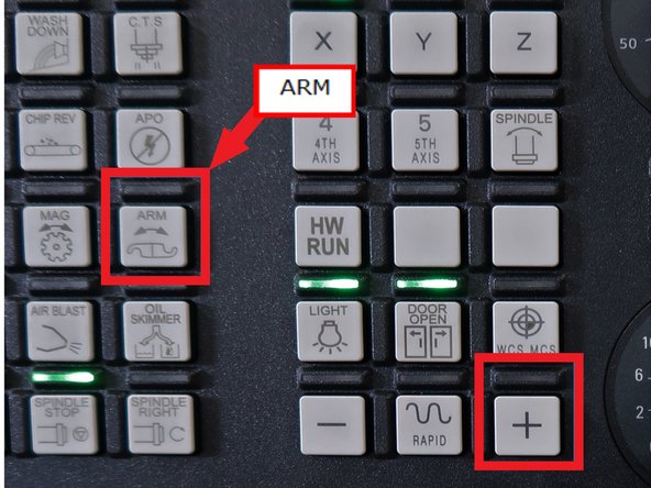 Assume ARM is in home position, follow instructions below.