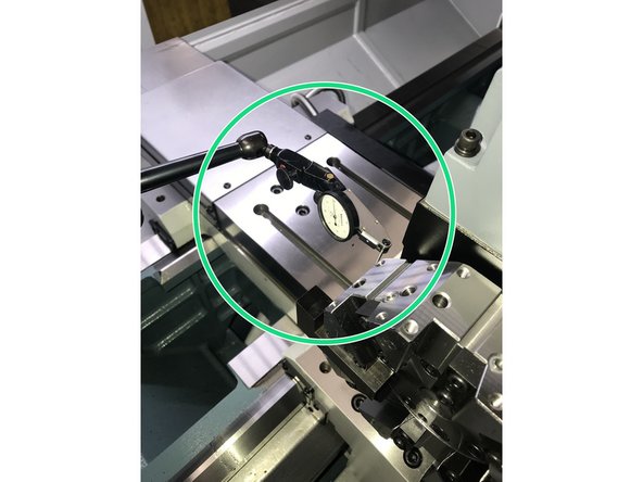 Tram in turret to within 0.0005&quot;.