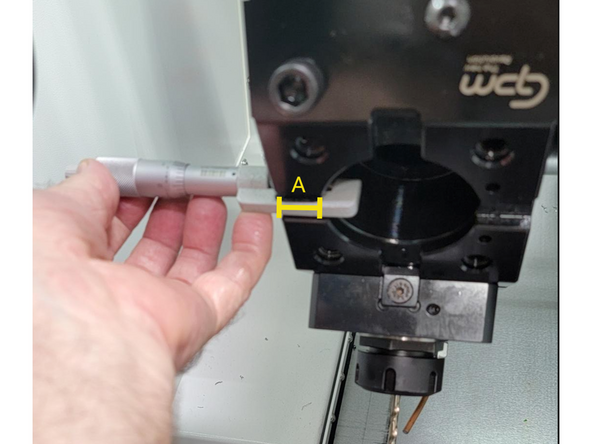 Use turret Position 1 and work directly with the live tool mounting bore