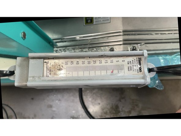 Using an 8mm open end wrench tighten the belt adjustment screw (M5 Hex Head) until the belt tension reads 50Hz ±2Hz on the Bando Meter when the belt is plucked. Then tighten the two(2) M5 screws.