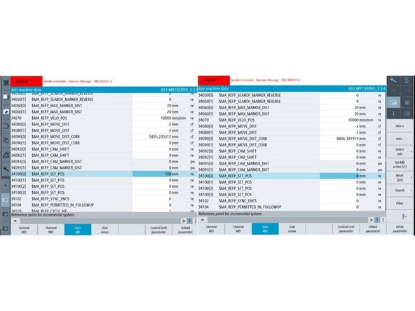 The maximum permitted error is 0.001" [0.025mm]. The centerline of the toolholder in the Y Axis must be higher than the centerline of the spindle.
