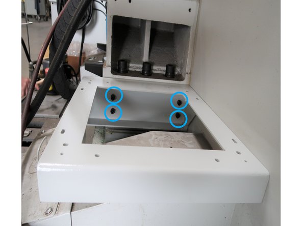 Bracket is secured by 4 bolts included in the 12K kit.