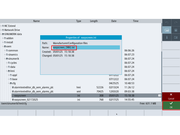 On the TCsi, navigate to [Setup] → [System Data].